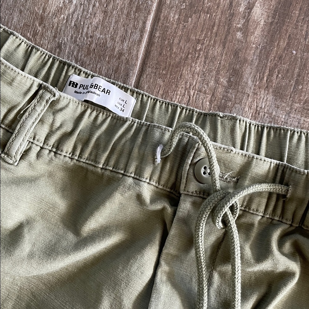 Pull & Bear Drawstring Pants - Picture 2 of 6